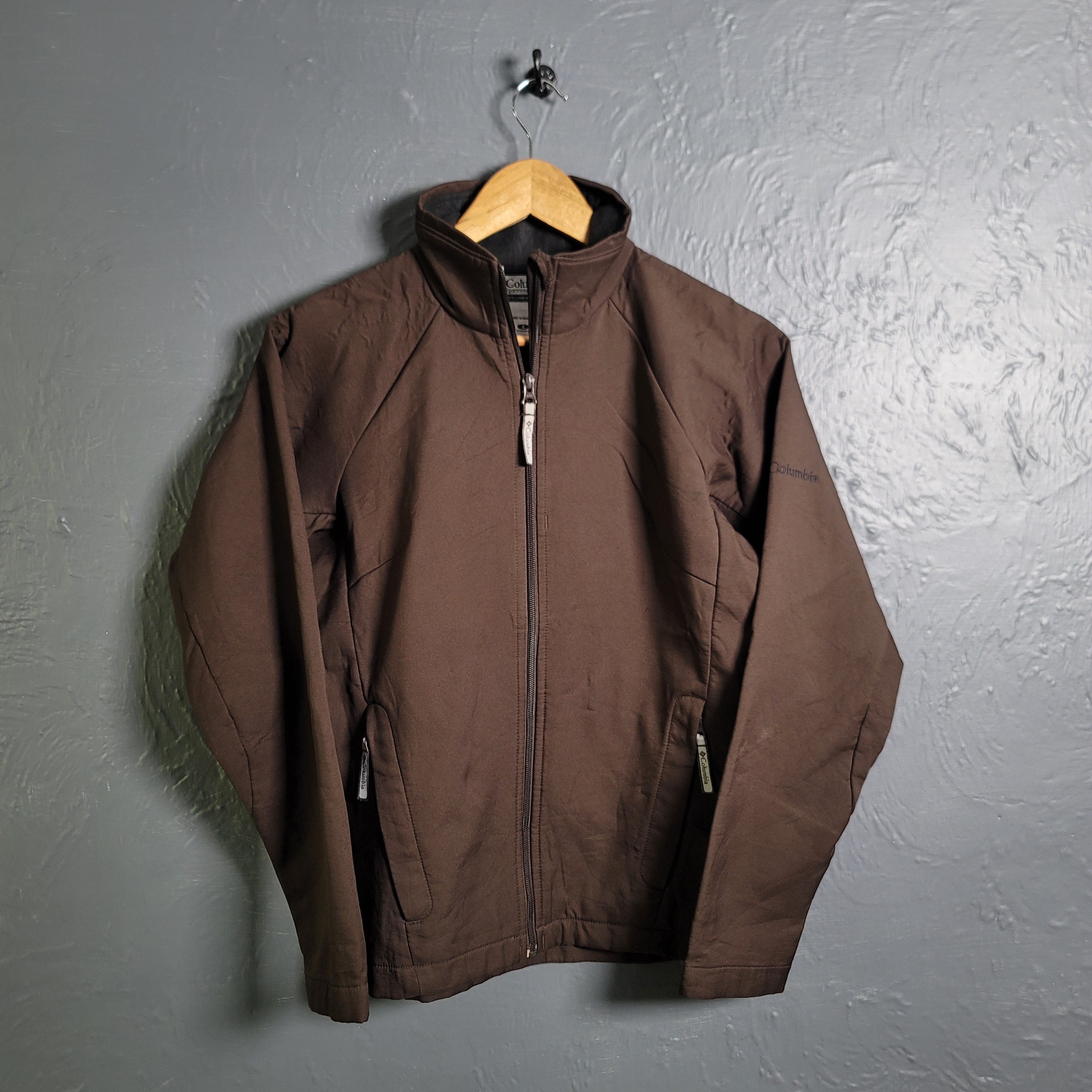 Columbia Valencia Peak Chocolate Brown Soft Shell Active Wear Jacket