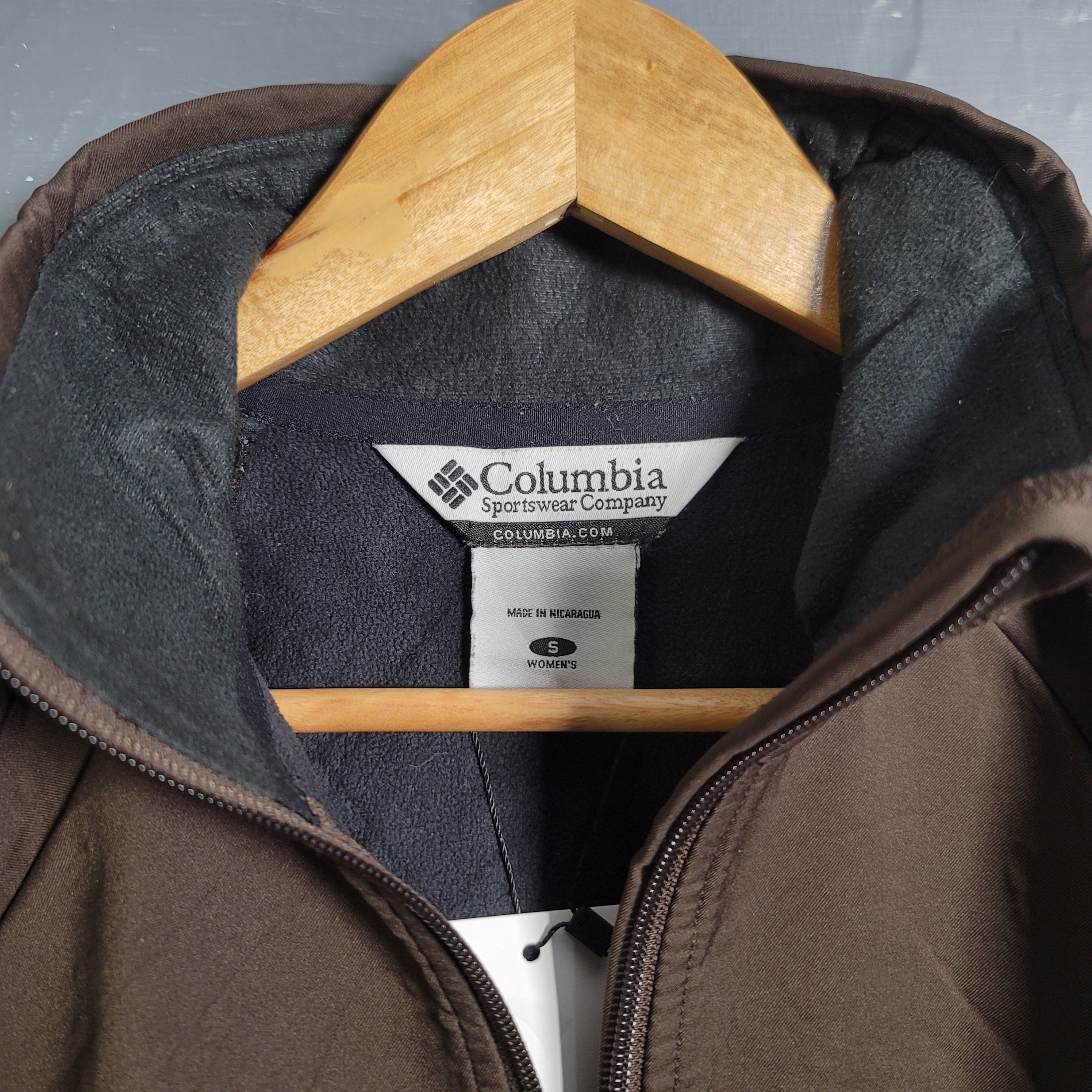 Columbia Valencia Peak Chocolate Brown Soft Shell Active Wear Jacket