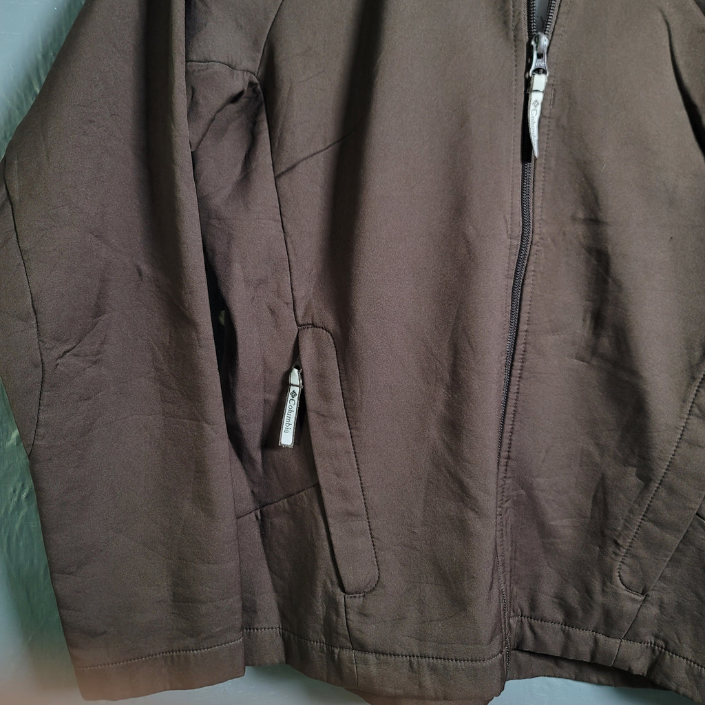 Columbia Valencia Peak Chocolate Brown Soft Shell Active Wear Jacket