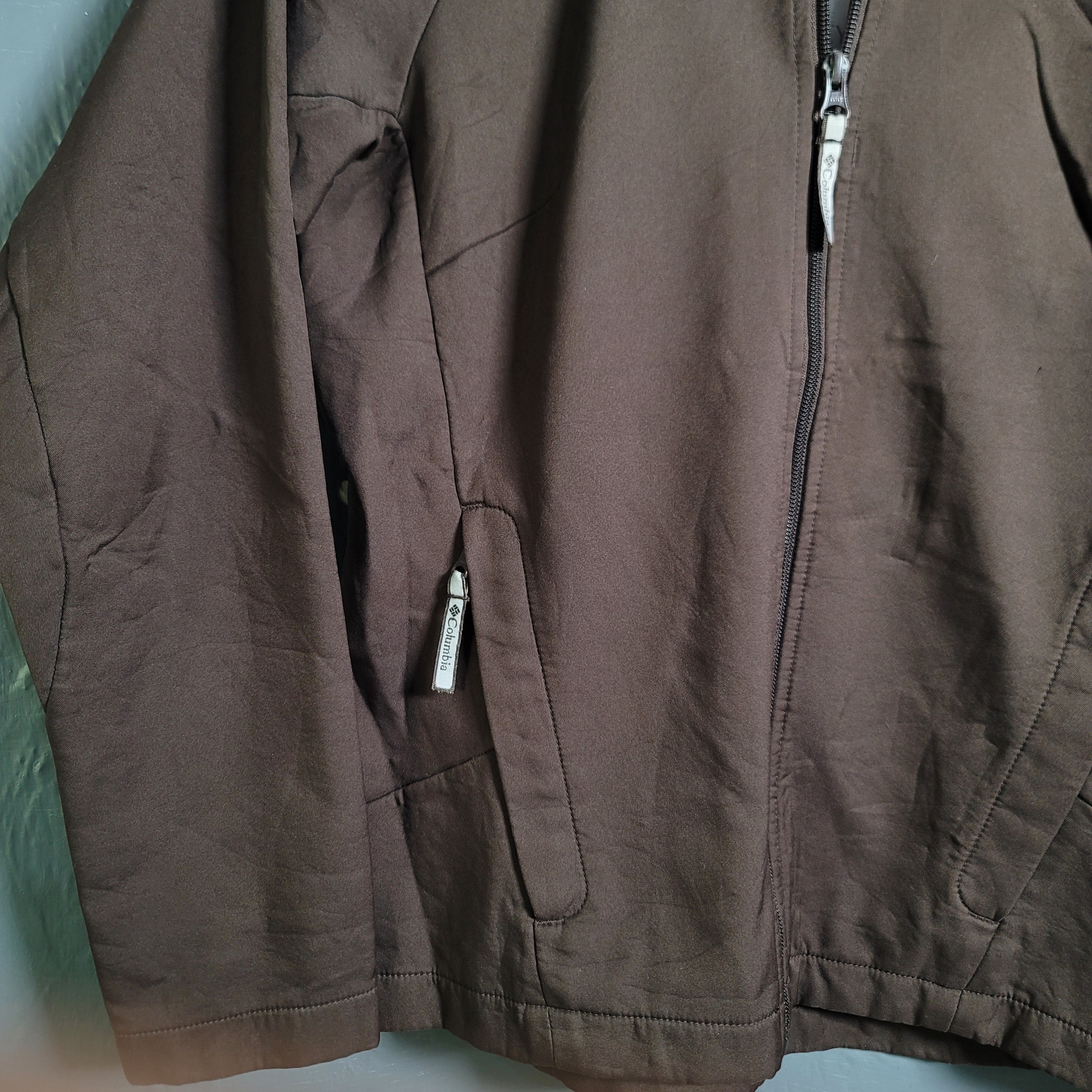 Columbia Valencia Peak Chocolate Brown Soft Shell Active Wear Jacket