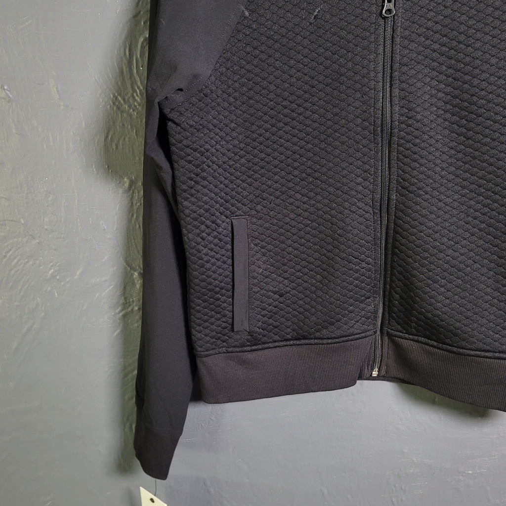 Women's Black Fila Track Jacket