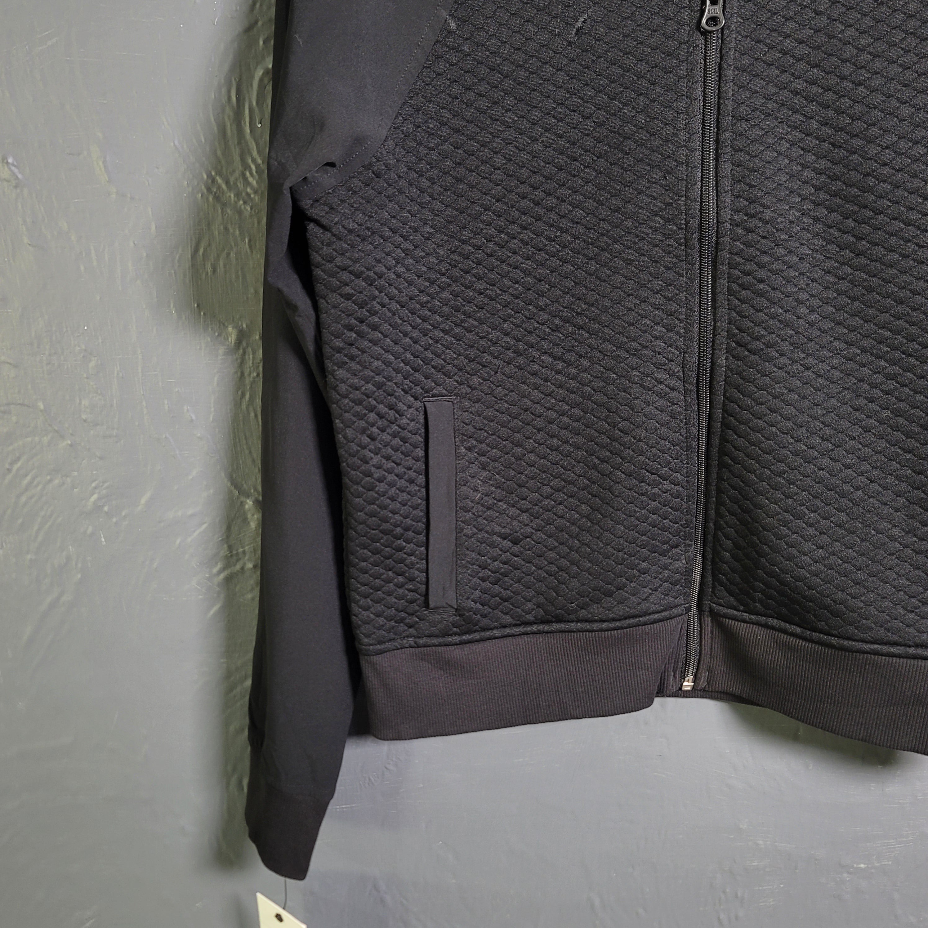 Women's Black Fila Track Jacket