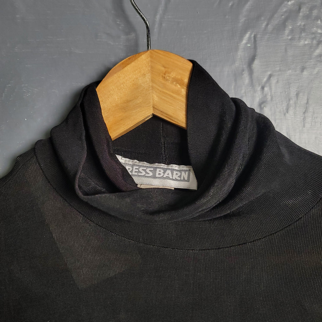 Dressbarn Soft Touch Black turtle Neck Long Sleeves