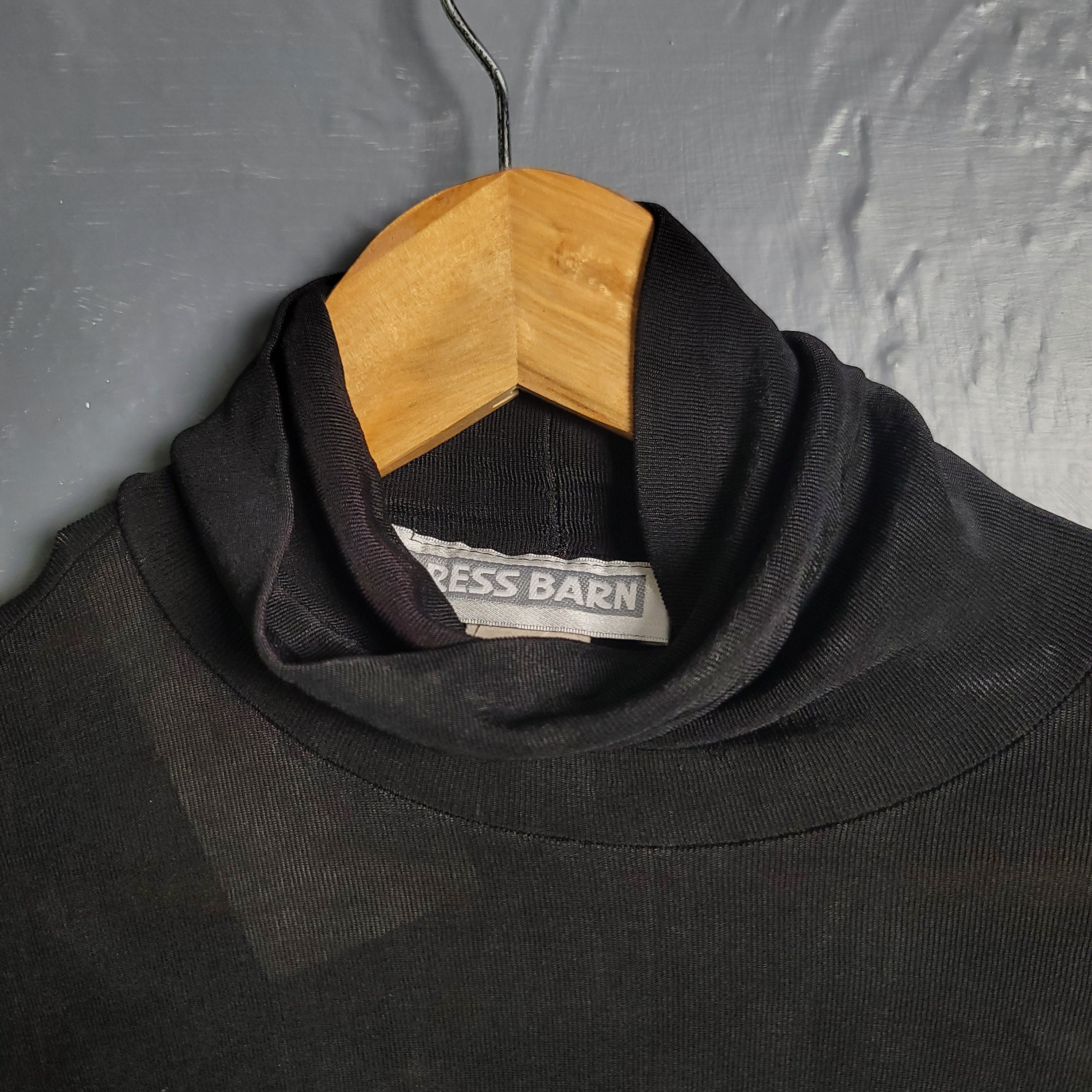 Dressbarn Soft Touch Black turtle Neck Long Sleeves