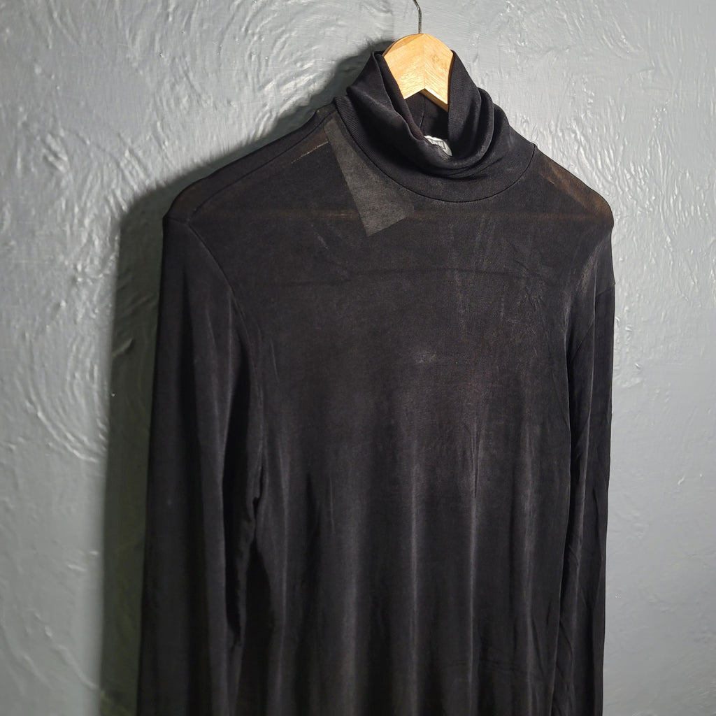 Dressbarn Soft Touch Black turtle Neck Long Sleeves