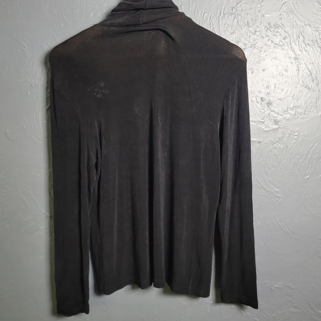 Dressbarn Soft Touch Black turtle Neck Long Sleeves