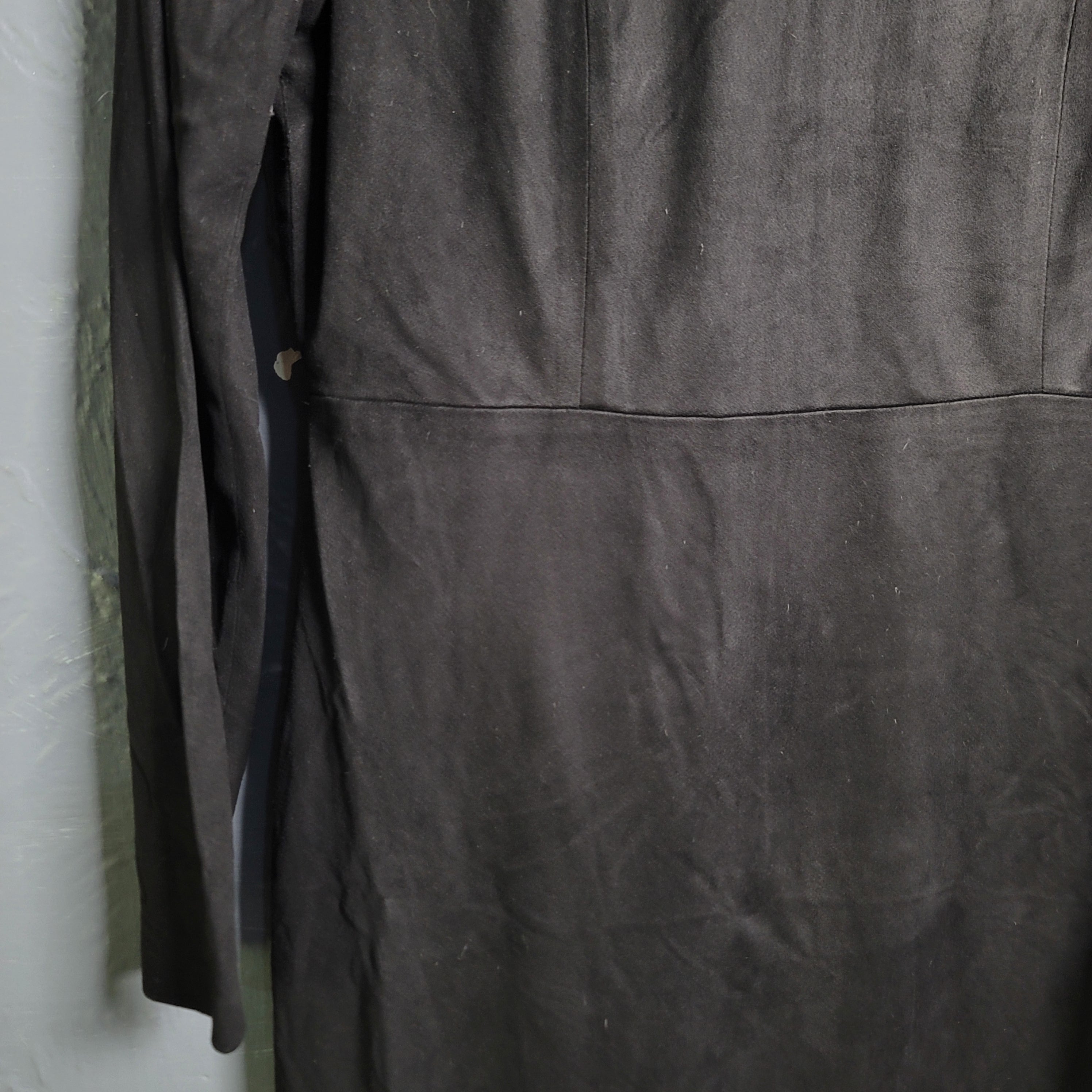 ZARA Black Suede Dress (Mini Dress) THE GREY AREA ZARA Black Suede Dress (Mini Dress) THE GREY AREA