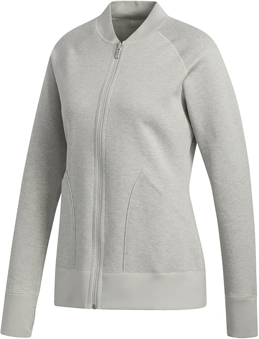 Women's Light Green Adidas Active Wear Jacket