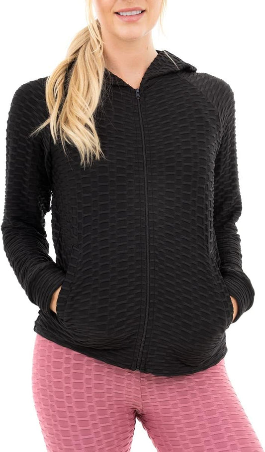 New Mix Women's Lightweight Honeycomb textured Active wear  Jacket