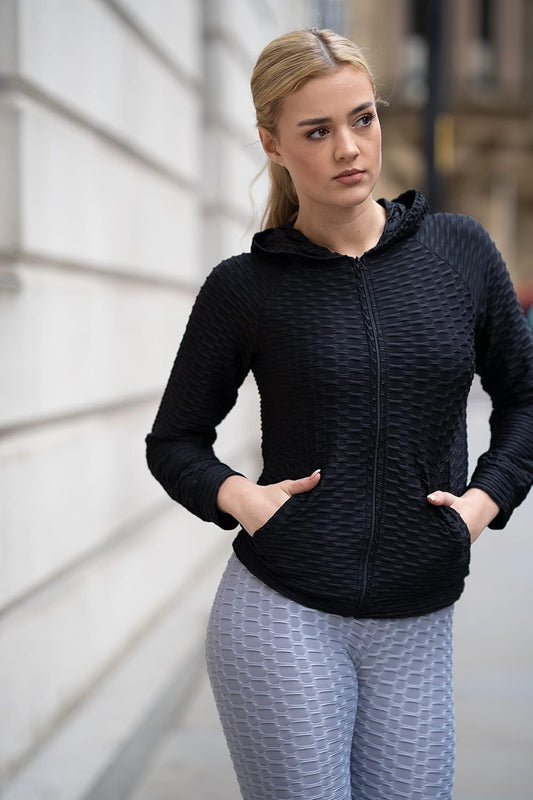 New Mix Women's Lightweight Honeycomb textured Active wear  Jacket