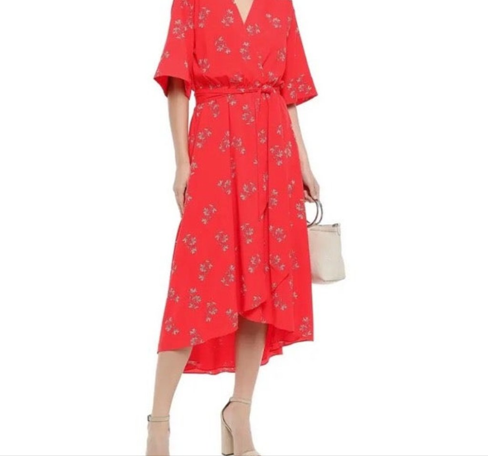 Floral belted Wrap Dress (One Clothing) - THE GREY AREA