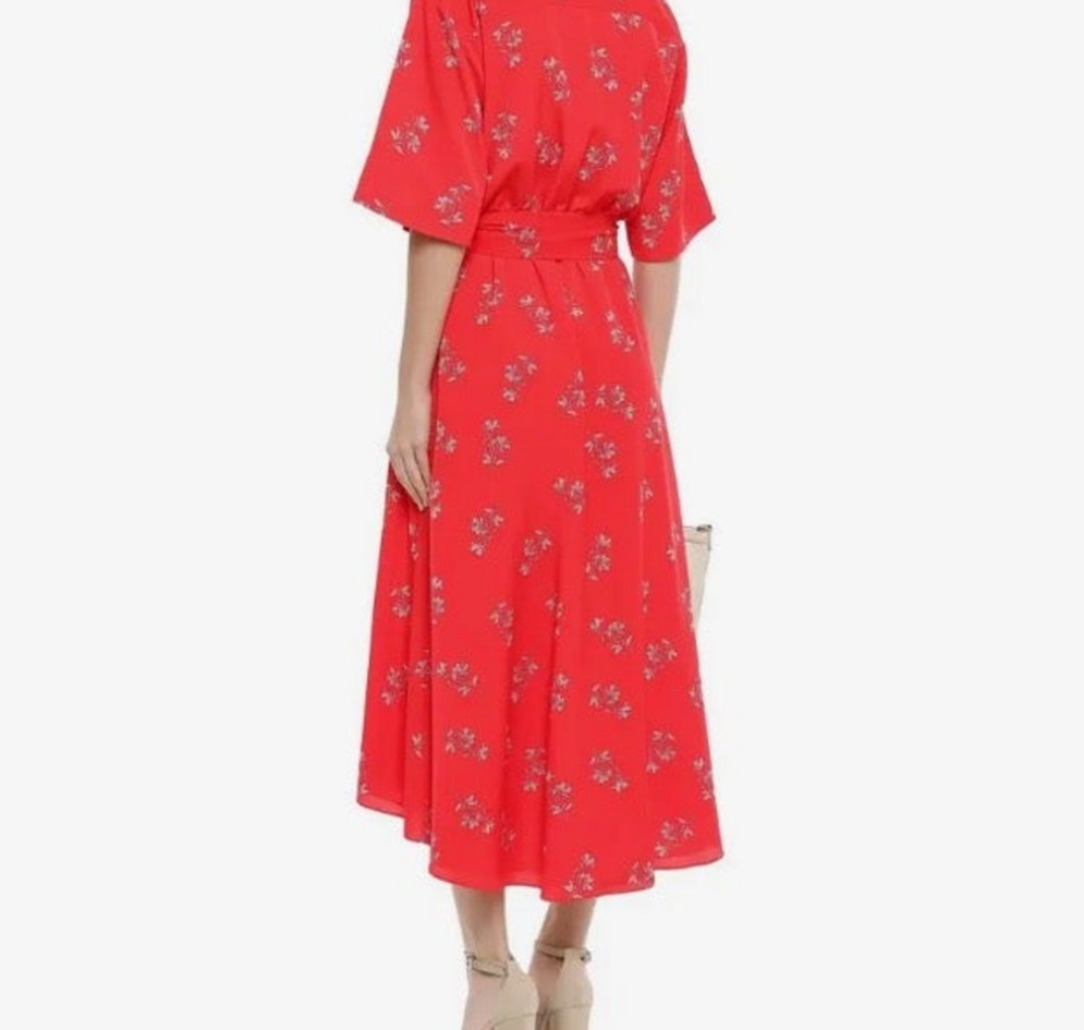 Floral belted Wrap Dress (One Clothing) - THE GREY AREA