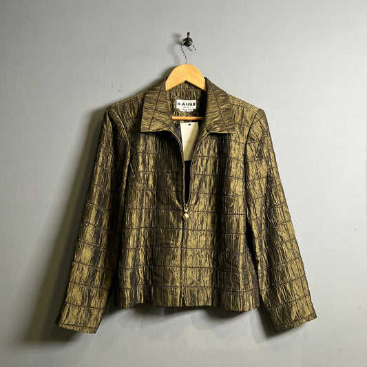 Olive Green Joan Leslie Haute Couture Jacket - THE GREY AREA