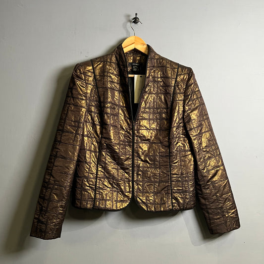 Louben Vintage Bronze Gold Blazer - THE GREY AREA