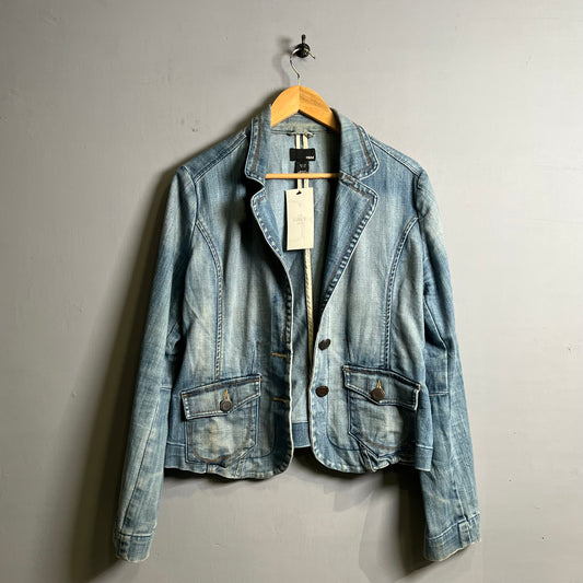 UNISEX H&M fashion denim blazer - THE GREY AREA