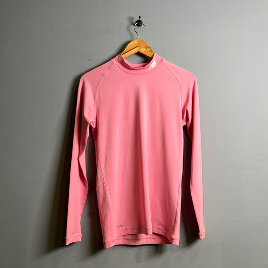 Pink long sleeves compression sports T-shirt (New Balance) - THE GREY AREA