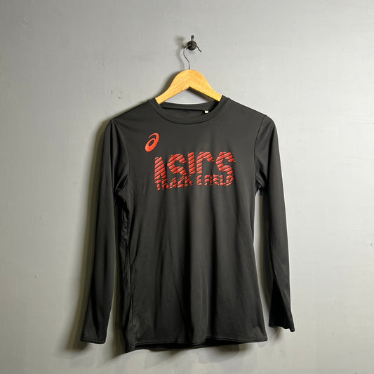 Black long sleeves sports Tshirt (Asics) - THE GREY AREA