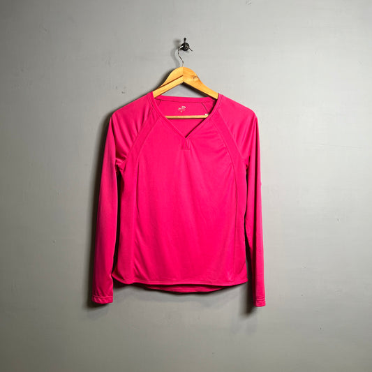 Full Sleeves Hot pink Sports T-shirt (Champions C9) - THE GREY AREA