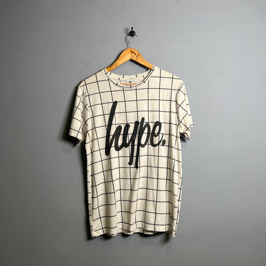 White "Hype" Casual Tshirt - THE GREY AREA