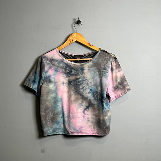 Tie dye crop top (Discreet) - THE GREY AREA