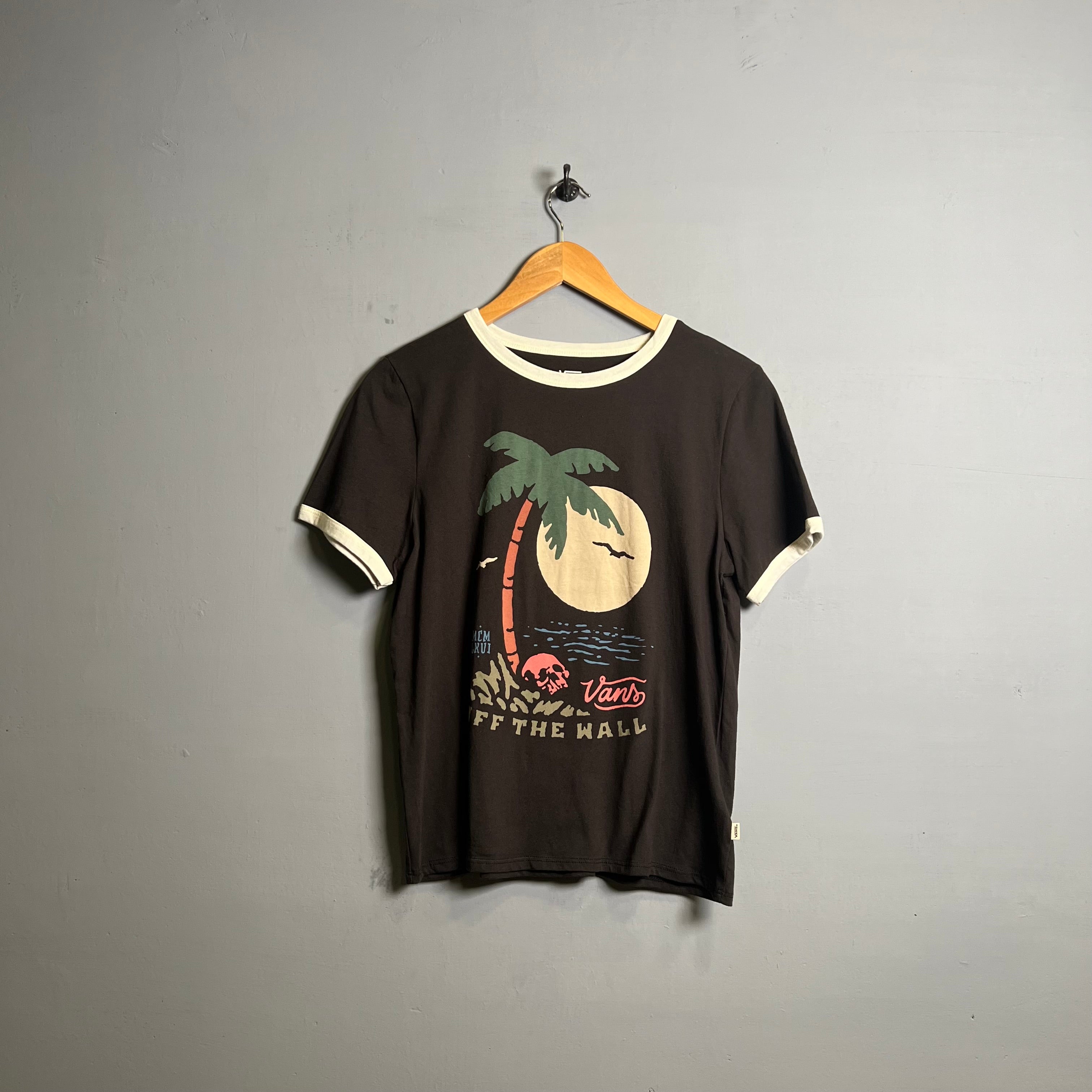 Black Vintage Vans T-shirt (VANS) - THE GREY AREA