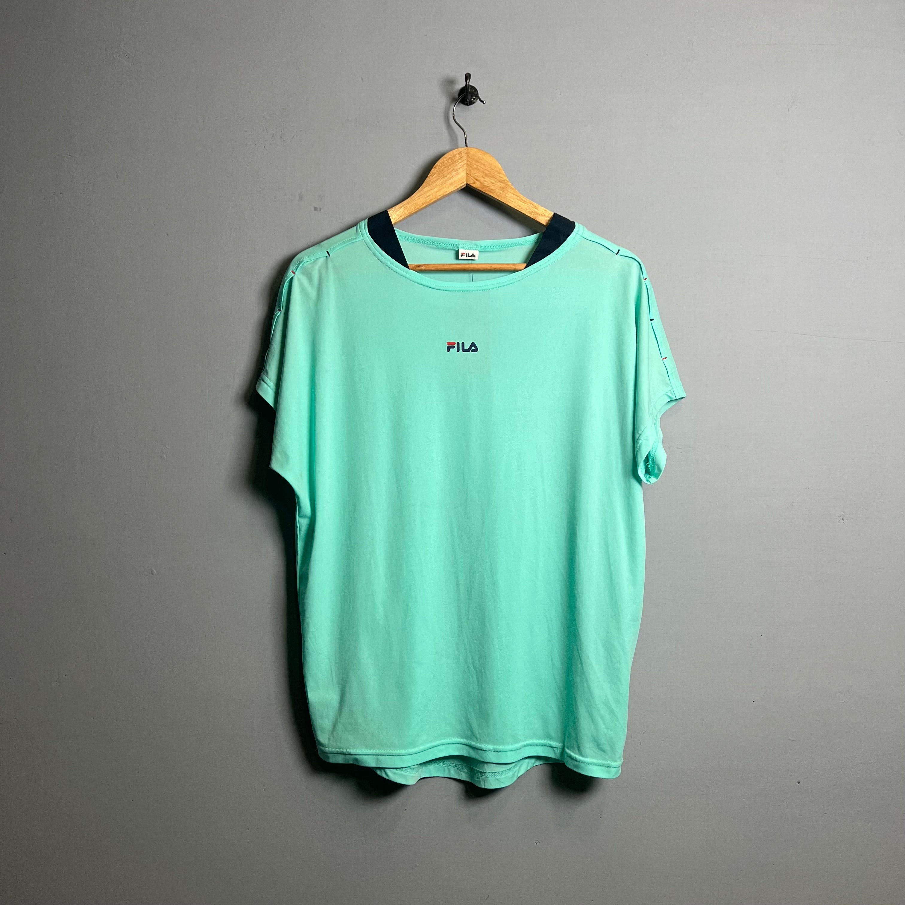 Blue Athletic sports Tshirt (Fila) - THE GREY AREA