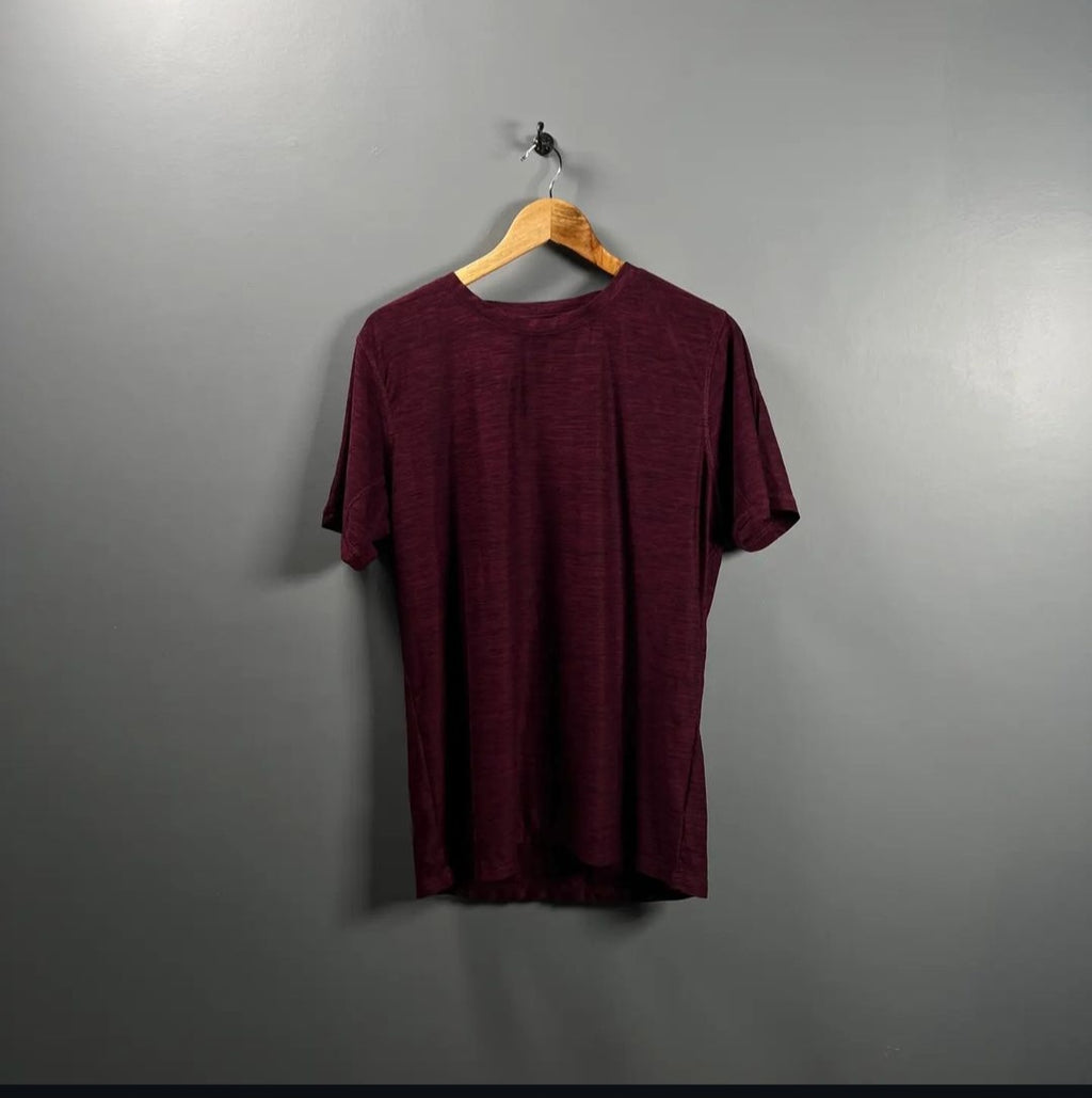 Maroon Sports T-shirt (Xcelsius Active) - THE GREY AREA