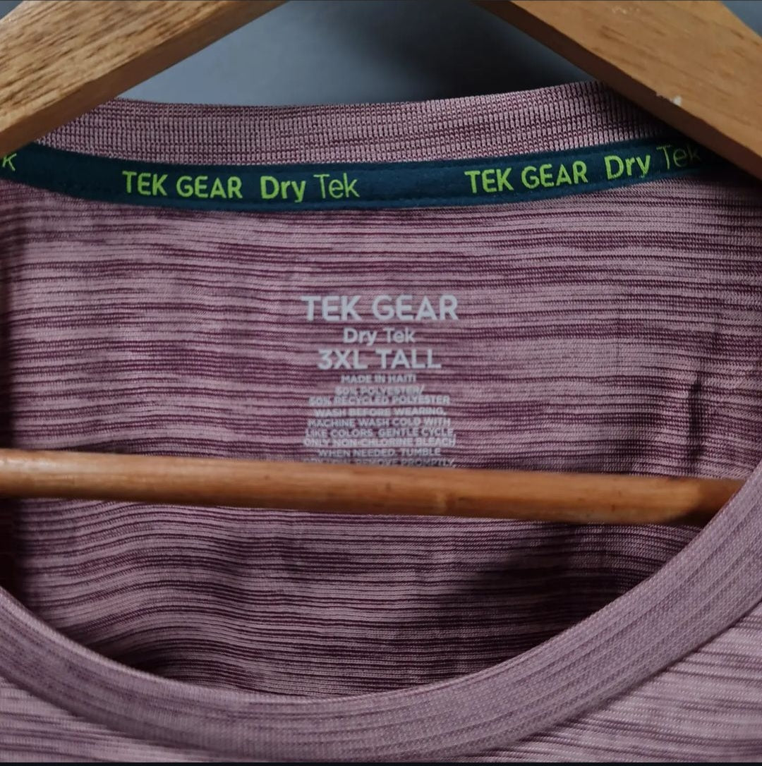 Pink Dry-tek Sports T-shirt (Tek Gear) - THE GREY AREA