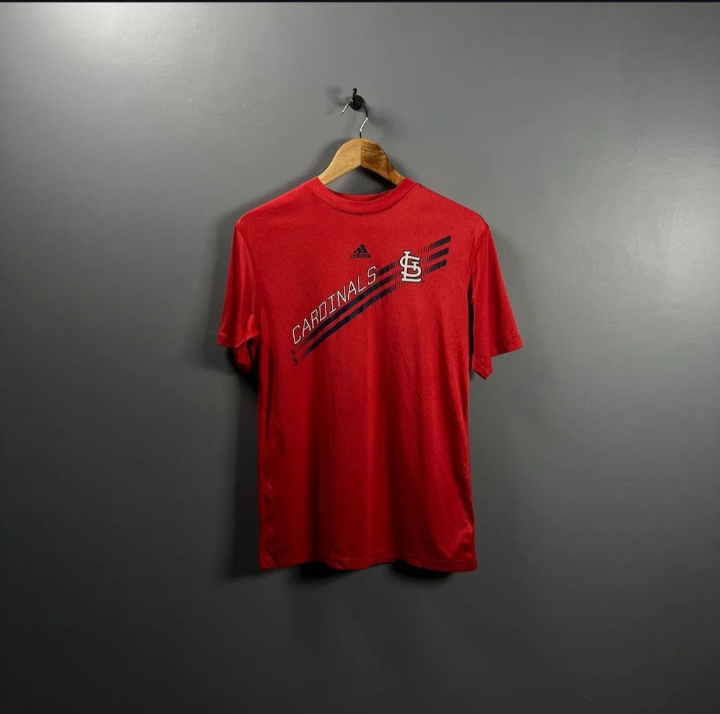 Red Cardinals Sports/Casual T-shirt (Adidas) - THE GREY AREA