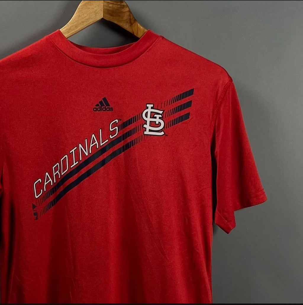 Red Cardinals Sports/Casual T-shirt (Adidas) - THE GREY AREA