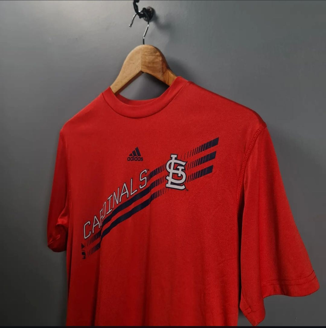 Red Cardinals Sports/Casual T-shirt (Adidas) - THE GREY AREA