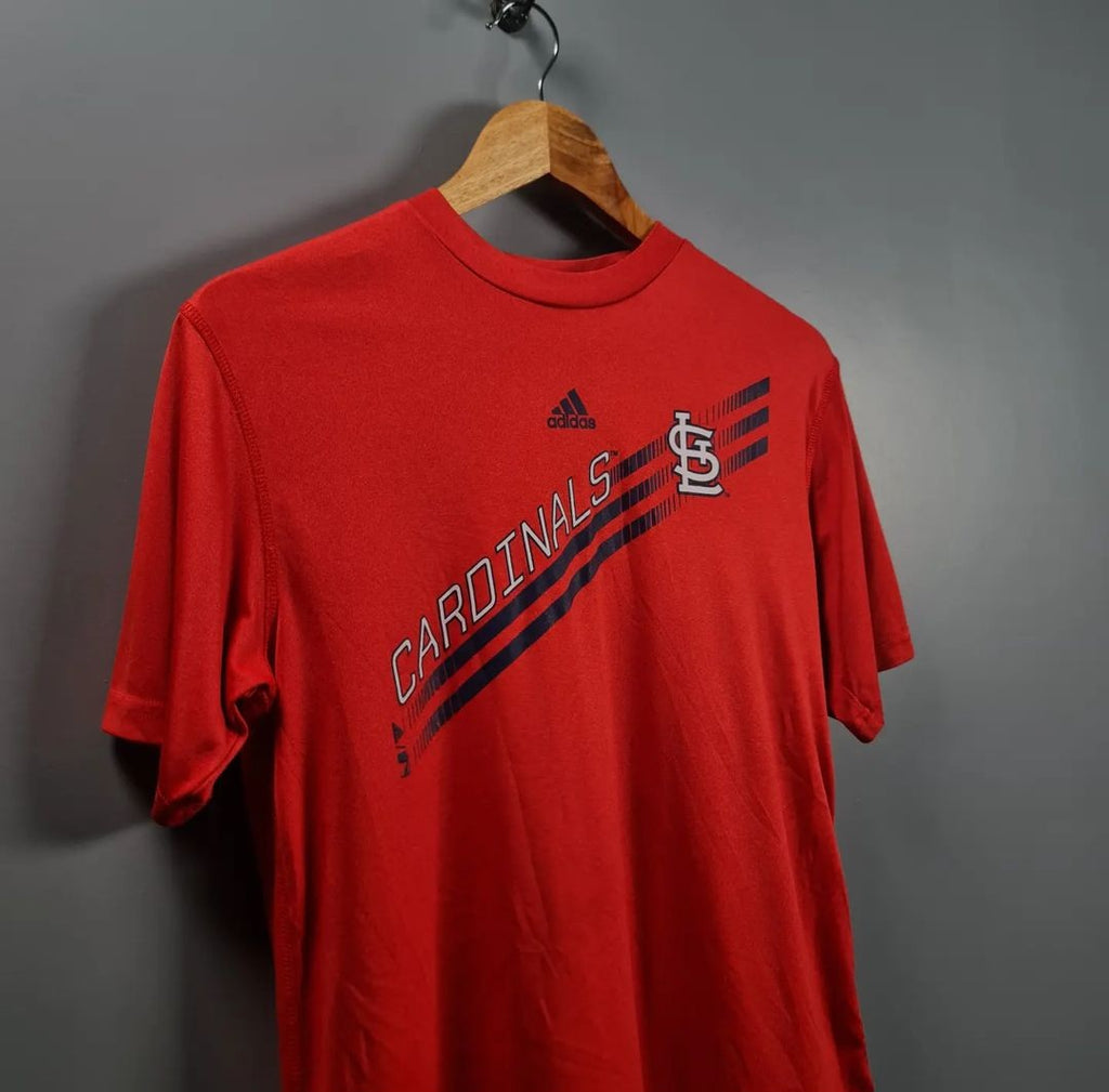 Red Cardinals Sports/Casual T-shirt (Adidas) - THE GREY AREA