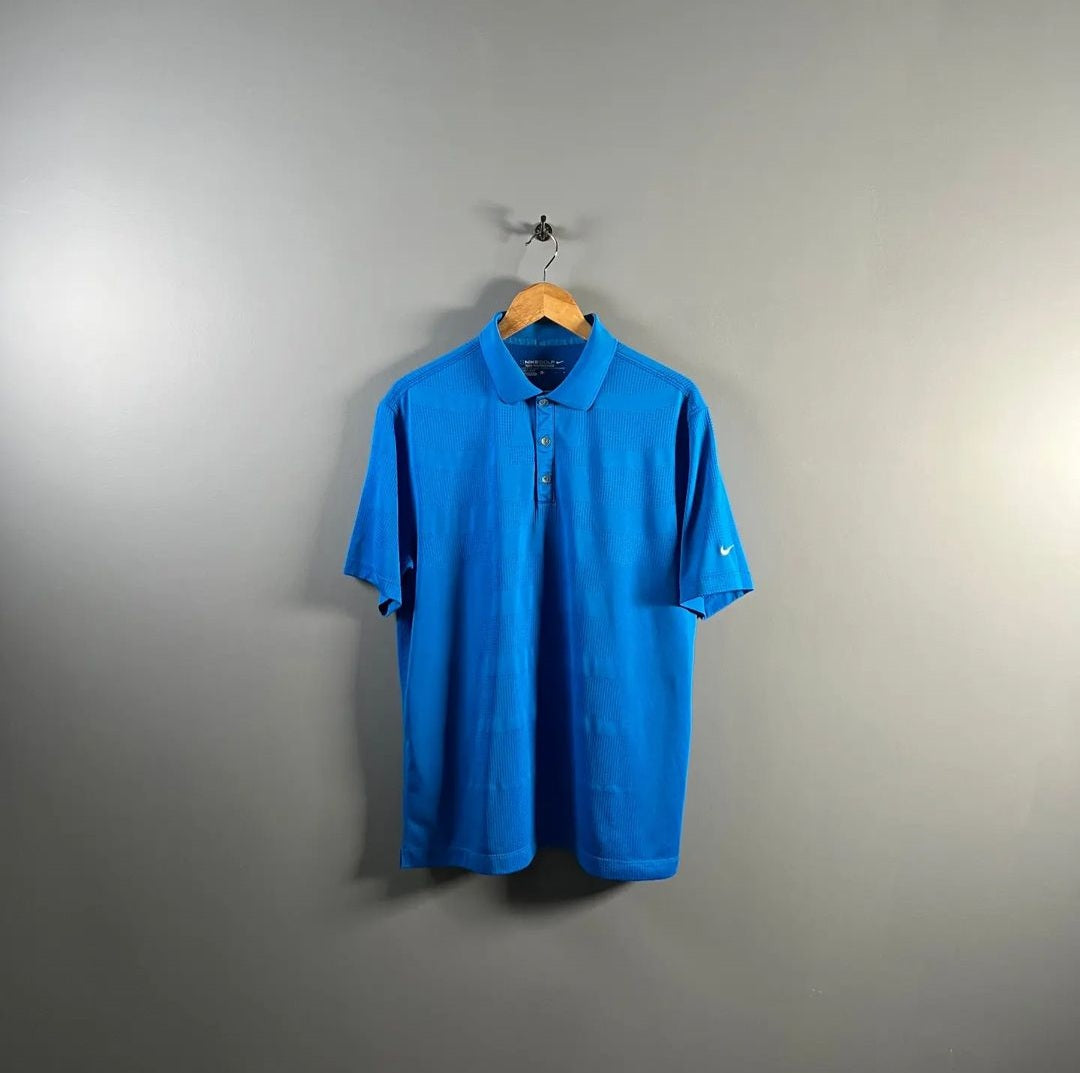 Blue Polo shirt (Nike) - THE GREY AREA