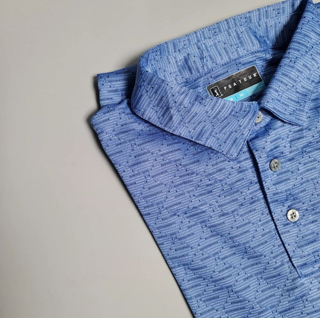 Official Blue PGA Tour Polo shirt (PGA Tour) - THE GREY AREA