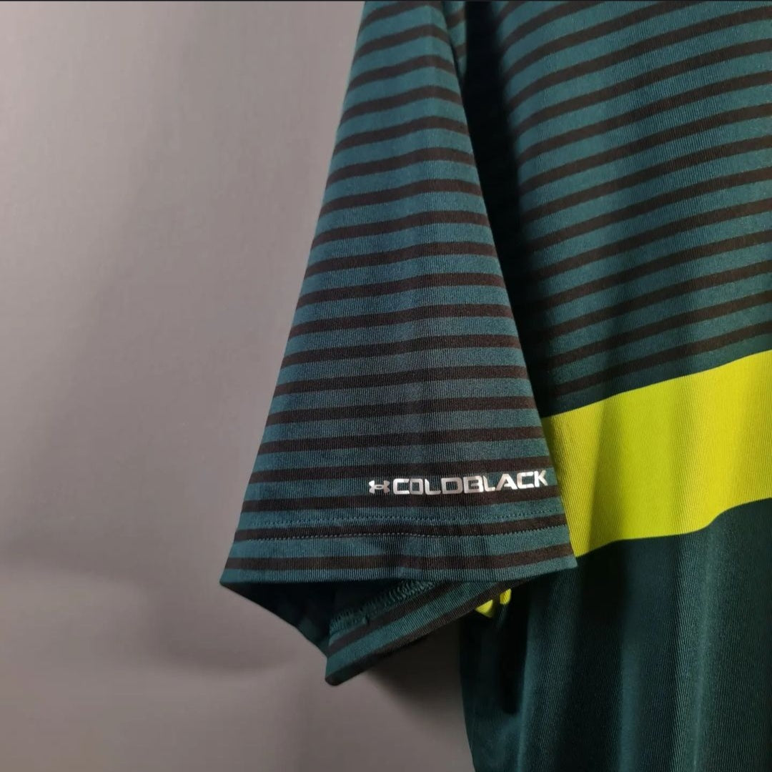 Green stripes Polo Shirt (UnderArmour) - THE GREY AREA