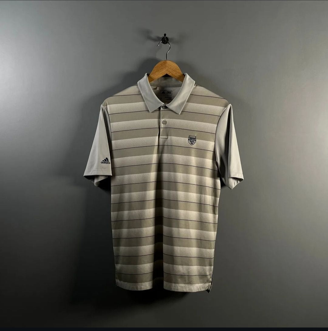 Grey/Beige Golf Polo Shirt - THE GREY AREA
