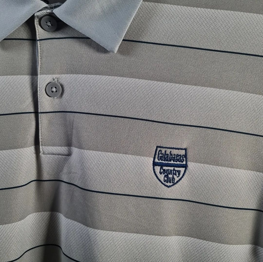 Grey/Beige Golf Polo Shirt - THE GREY AREA
