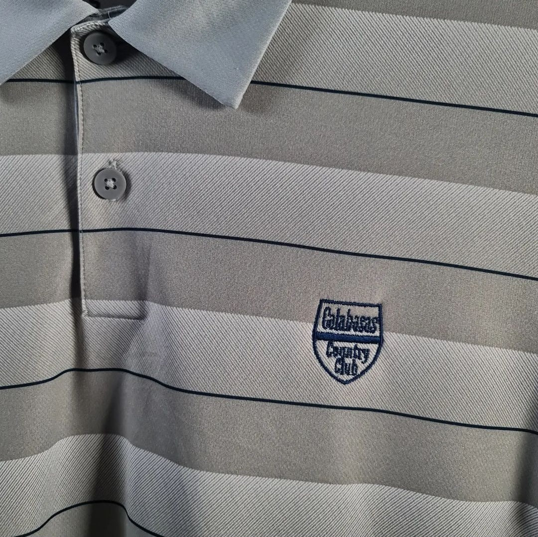 Grey/Beige Golf Polo Shirt - THE GREY AREA
