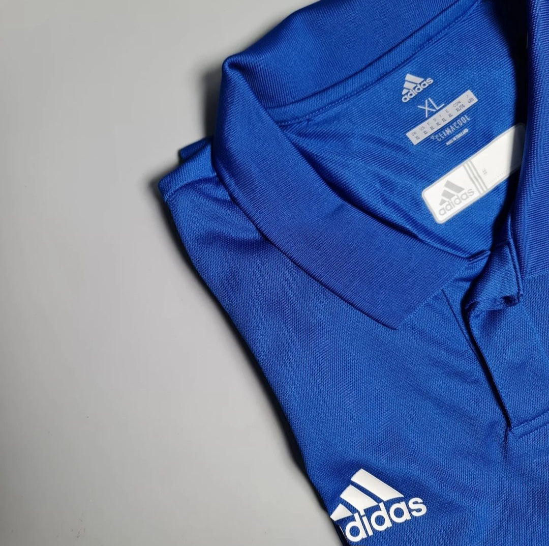 Blue Sports Polo Shirt (Adidas) - THE GREY AREA