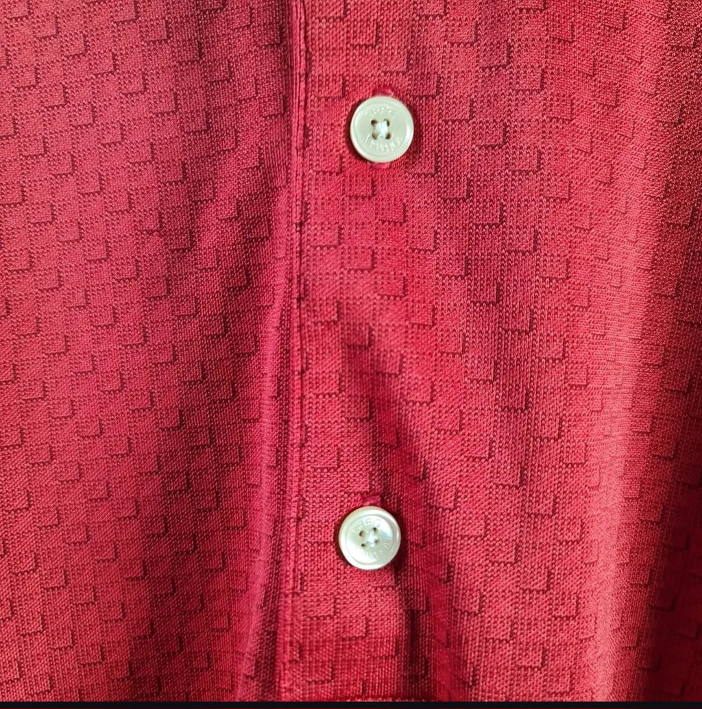 Red Play Dry Golf Polo Shirt (Greg Norman) - THE GREY AREA