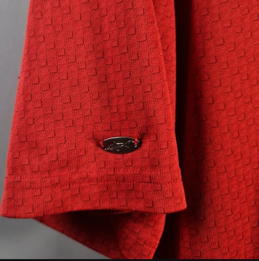Red Play Dry Golf Polo Shirt (Greg Norman) - THE GREY AREA