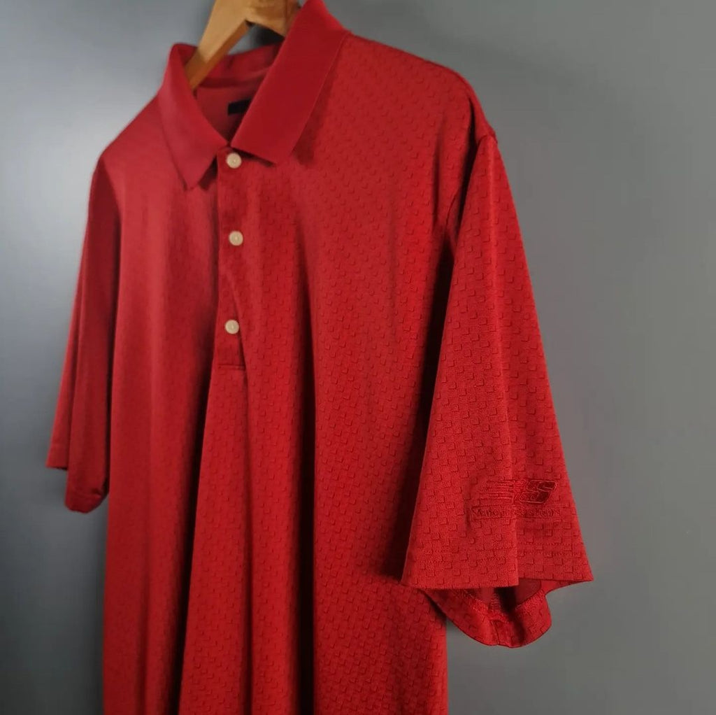 Red Play Dry Golf Polo Shirt (Greg Norman) - THE GREY AREA