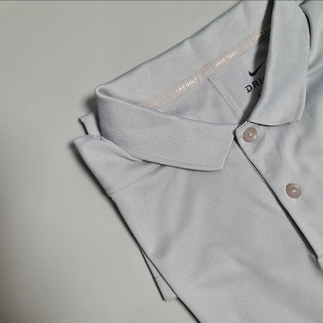 Grey dri-fit golf shirt (Nike) - THE GREY AREA