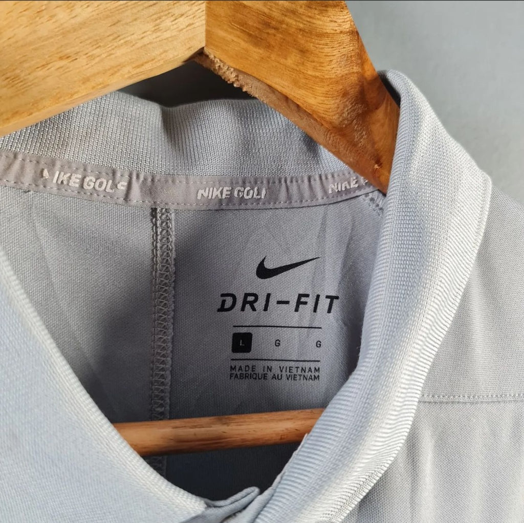 Grey dri-fit golf shirt (Nike) - THE GREY AREA