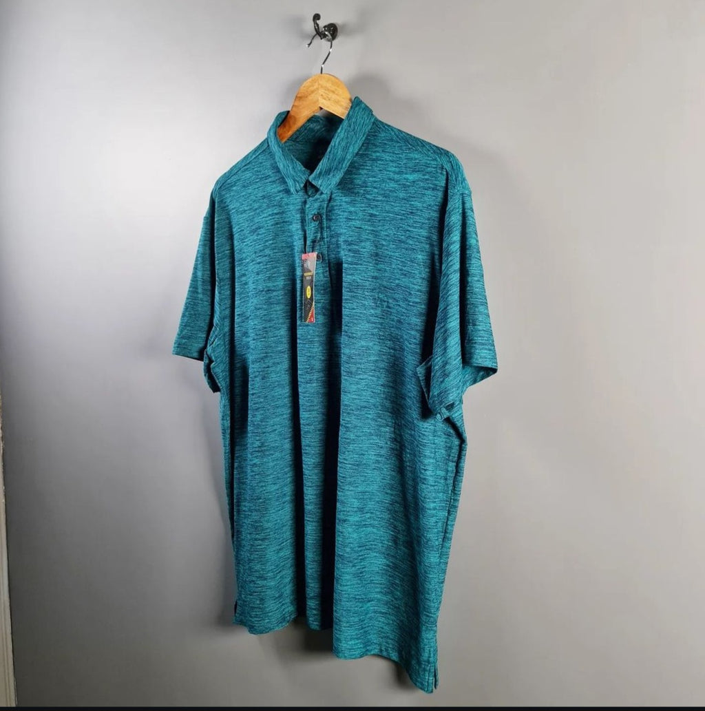 Blue Performance Polo shirt (Members Mark) - THE GREY AREA