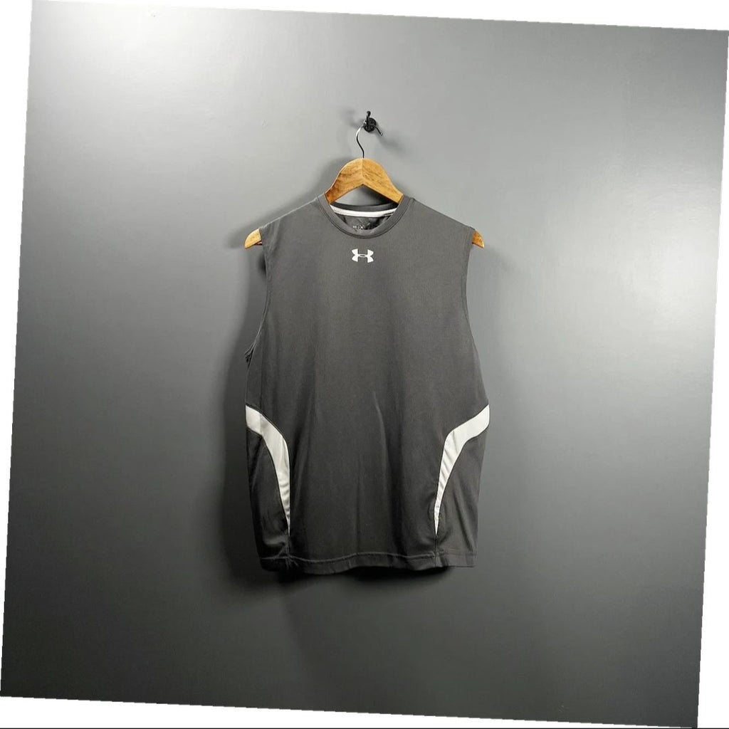 Grey sleevless heatgear Sport shirt (UnderArmour) - THE GREY AREA