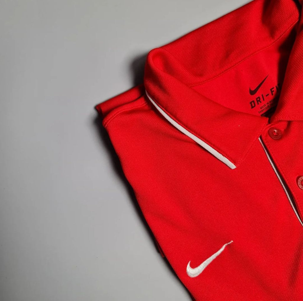 Red sports/casual dri-fit polo shirt (Nike) - THE GREY AREA
