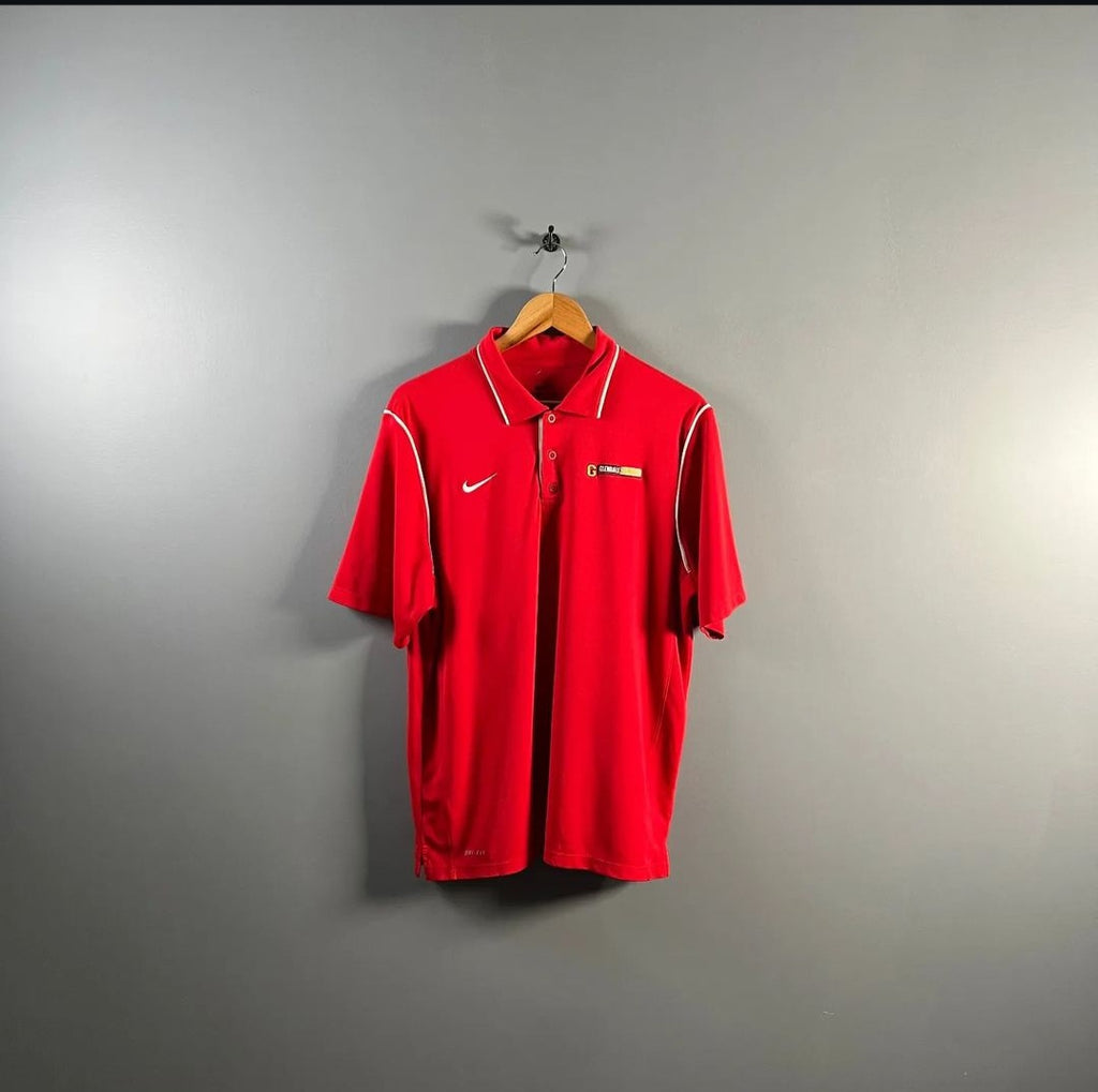 Red sports/casual dri-fit polo shirt (Nike) - THE GREY AREA