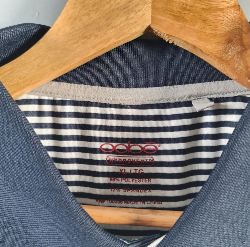 Pinstripes hydrovent Sports Polo shirt (Oobe) - THE GREY AREA