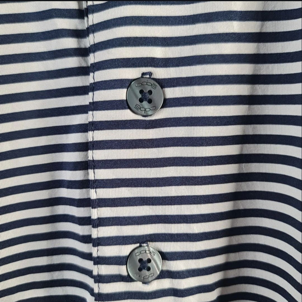 Pinstripes hydrovent Sports Polo shirt (Oobe) - THE GREY AREA